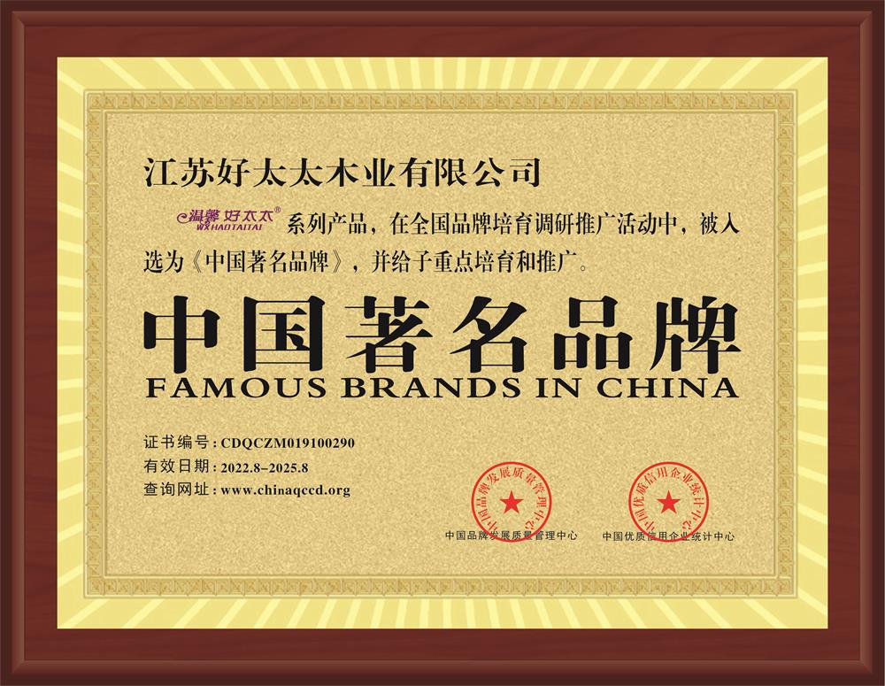 好太太品牌荣誉